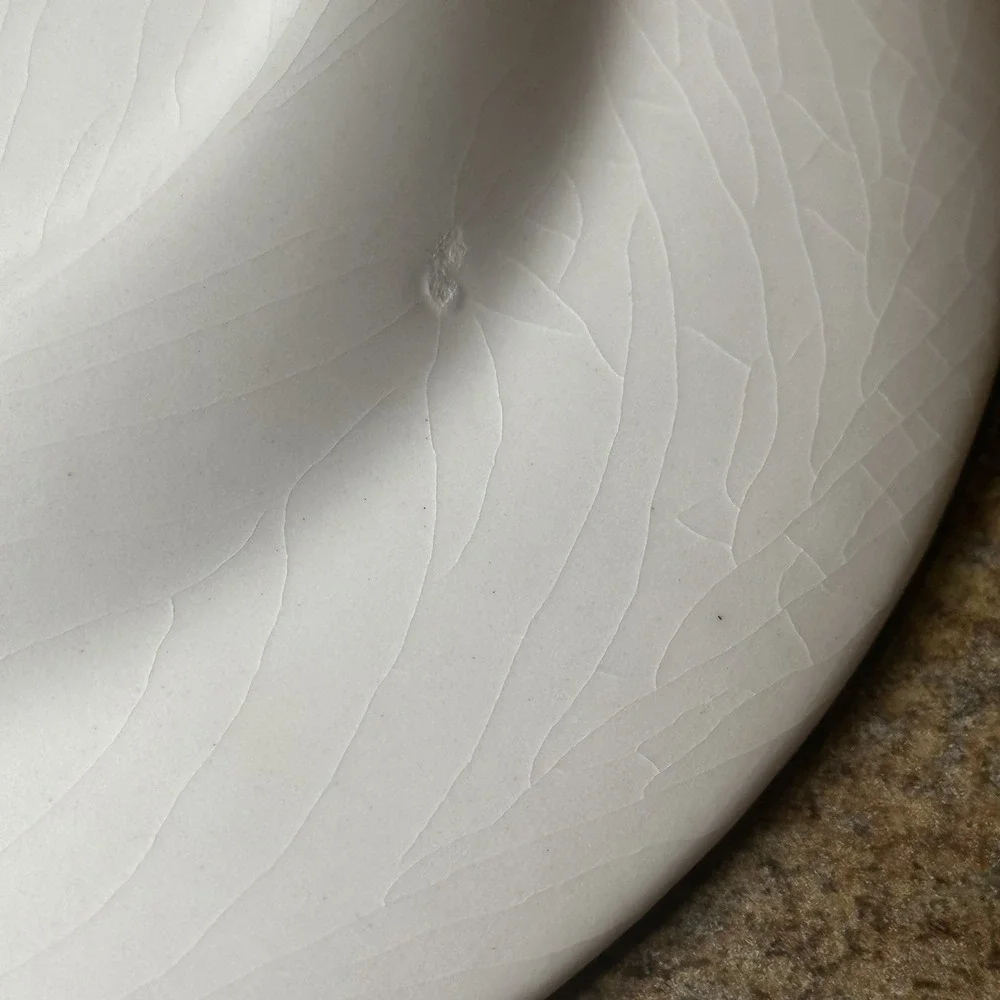 Vintage 1960's Poppytrail Metlox Sculptured Daisy Salad Plates Vernon Set Of 4